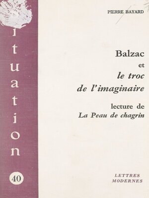 cover image of Balzac et le troc de l'imaginaire